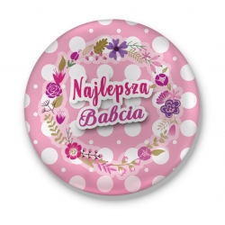 Przypinka Najlepsza Babcia