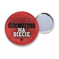 Lusterko Ostrożnie Dziewczyna na diecie