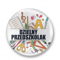 Przypinka Dzielny Przedszkolak