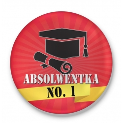 Przypinka Absolwentka nr 1