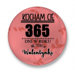 Lusterko Kocham Cię 365 dni w roku