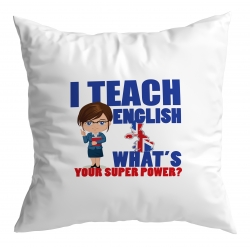 Poduszka Uczę Języka Angielskiego