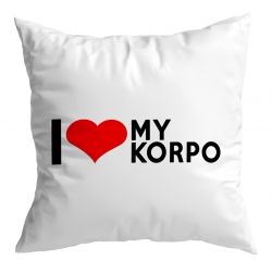 Poduszka I love my korpo