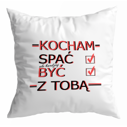 Poduszka Kocham być z Tobą