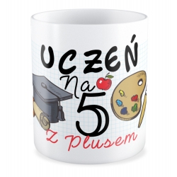 Kubek Uczeń na 5 z plusem