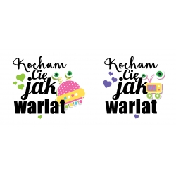 Kubek Kocham Cię jak wariat