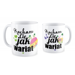 Kubek Kocham Cię jak wariat